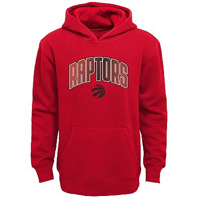 Preschool Red/Heather Gray Toronto Raptors Double Up Pullover Hoodie & Pants Set