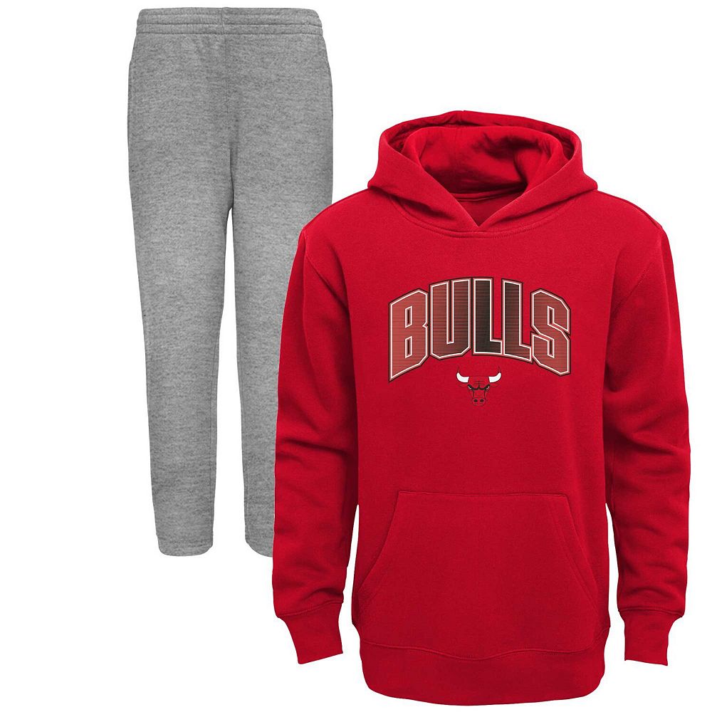 Chicago Bulls Hoops Baby Tee - Heather Grey main image 0