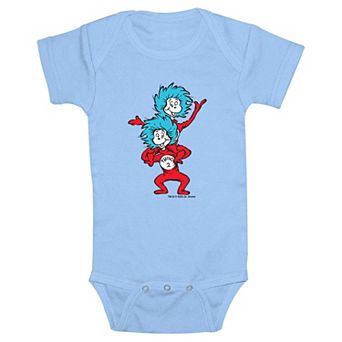 Baby Dr. Seuss Thing 1 And Thing 2 Graphic Bodysuit