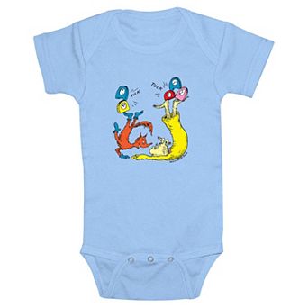 Baby Dr. Seuss The Fox In Socks And Mr. Knox Graphic Bodysuit