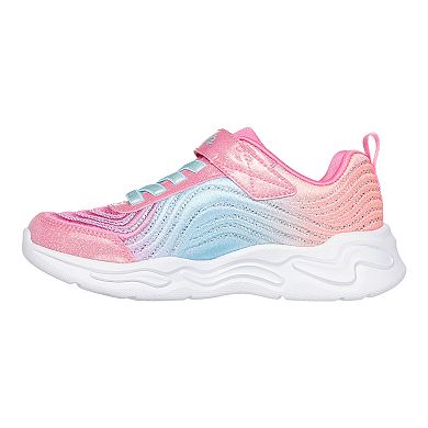 Skechers Lights Wavy Beams Ombre Express Girls' Sneakers