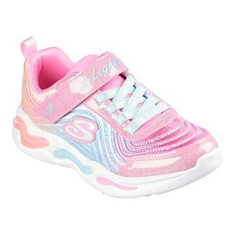 Skechers® Lights Wavy Beams Ombre Express Girls' Sneakers