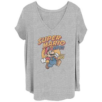 Juniors' Plus Size Super Mario Bros Since '85 Graphic Tee