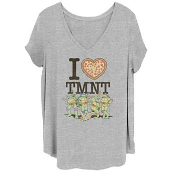 Juniors' Plus Size I Heart Teenage Mutant Ninja Turtles Graphic Tee