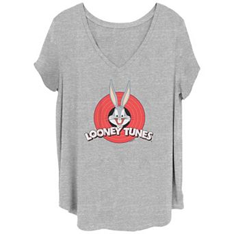 Juniors' Plus Size Looney Tunes Presenting Bugs Bunny Graphic Tee