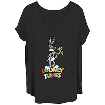 Juniors' Plus Size Looney Tunes Bugs Bunny Graphic Tee