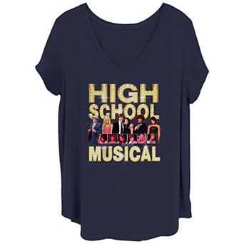 Disney's High School Musical 2000s Boxes Juniors' Plus Graphic Tee