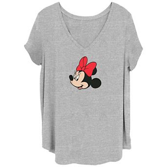 Disney's Minnie Mouse Smile Juniors' Plus Graphic Tee