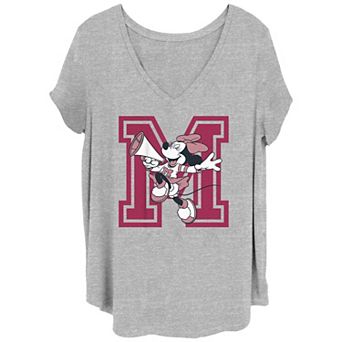 Disney's Minnie Mouse Megaphone Juniors' Plus Graphic Tee