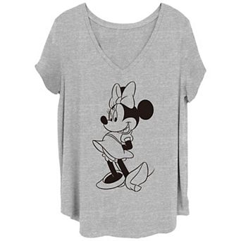 Disney's Minnie Mouse Reversed Juniors' Plus Graphic Tee
