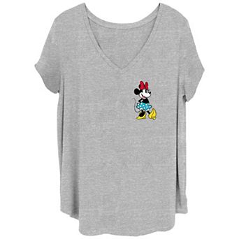 Disney's Minnie Mouse Cute Smile Juniors' Plus Graphic Tee