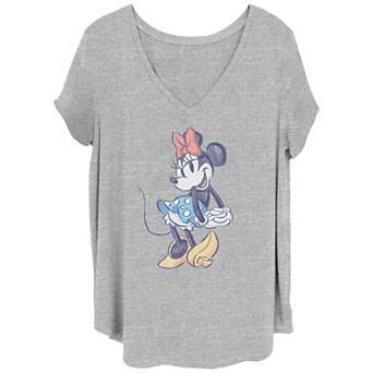 Disney's Minnie Smile And Dots Juniors' Plus Graphic Tee