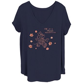 Disney's Minnie Adventure Juniors' Plus Graphic Tee