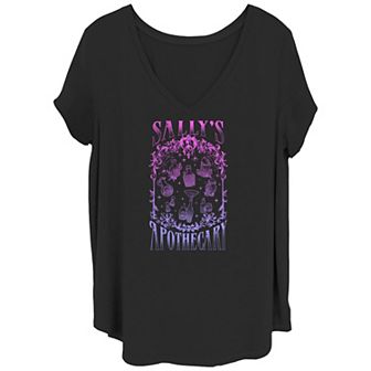 Disney's The Nightmare Before Christmas Sally's Dark Apothecary Juniors' Plus Graphic Tee