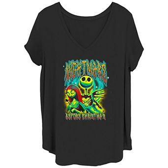 Disney's The Nightmare Before Christmas The Top 3 Juniors' Plus Graphic Tee
