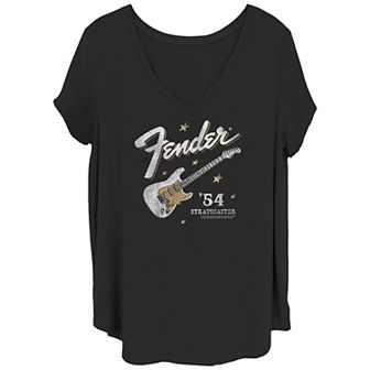 Juniors' Plus Western Startocaster Graphic Tee