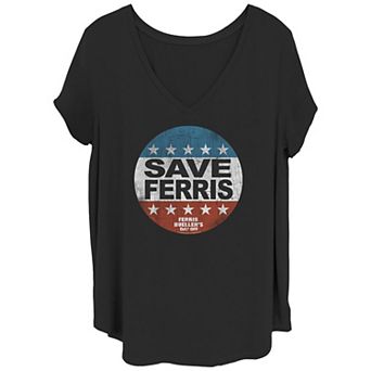 Juniors' Plus Size Ferris Was Saved Graphic Tee