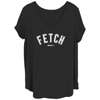 Juniors' Plus Size College Fetch Graphic Tee