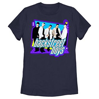 Juniors' Backstreet Boys 90's Style Graphic Tee