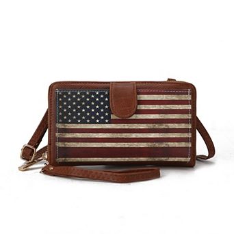 Mkf Collection Kiara Smartphone And Wallet Convertible Flag Crossbody Bag By Mia K