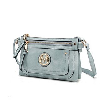 MKF Collection Elaina Women's Multi Pocket Crossbody by Mia K