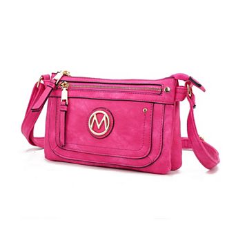 MKF Collection Elaina Women's Multi Pocket Crossbody by Mia K