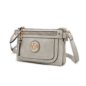 MKF Collection Elaina Women's Multi Pocket Crossbody by Mia K