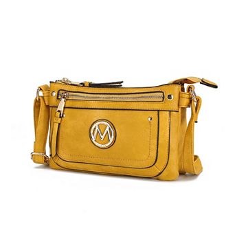 MKF Collection Elaina Women's Multi Pocket Crossbody by Mia K