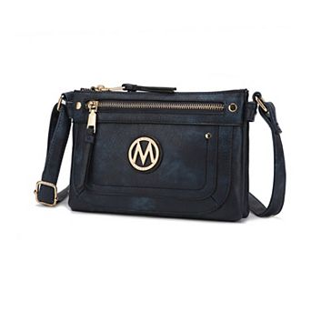 MKF Collection Elaina Women's Multi Pocket Crossbody by Mia K