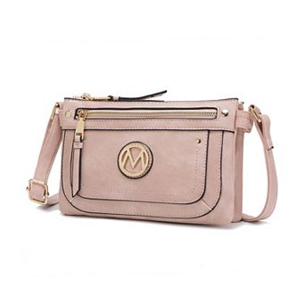 MKF Collection Elaina Women's Multi Pocket Crossbody by Mia K