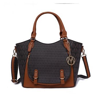 Mkf Collection Talula Signature Printed Women’s Satchel Bag By Mia K
