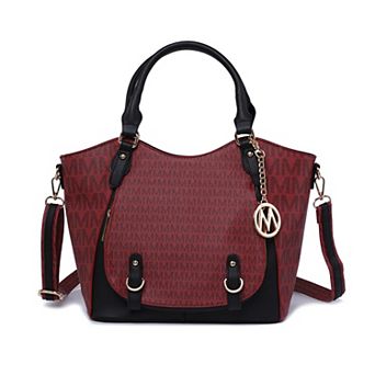 Mkf Collection Talula Signature Printed Women’s Satchel Bag By Mia K