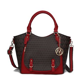 Mkf Collection Talula Signature Printed Women’s Satchel Bag By Mia K