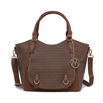 Mkf Collection Talula Signature Printed Women’s Satchel Bag By Mia K