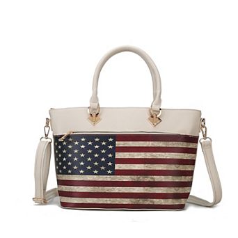 MKF Collection Lilian Women’s Flag Tote Bag By Mia K