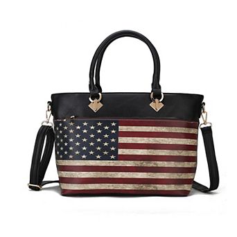 MKF Collection Lilian Women’s Flag Tote Bag By Mia K