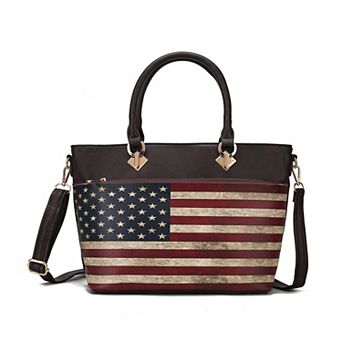 MKF Collection Lilian Women’s Flag Tote Bag By Mia K