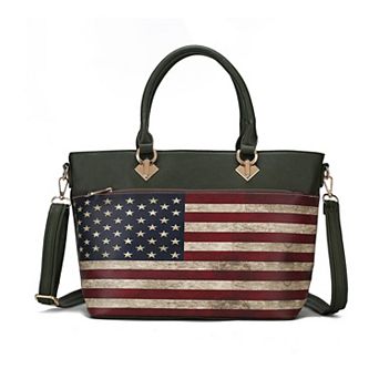 MKF Collection Lilian Women’s Flag Tote Bag By Mia K