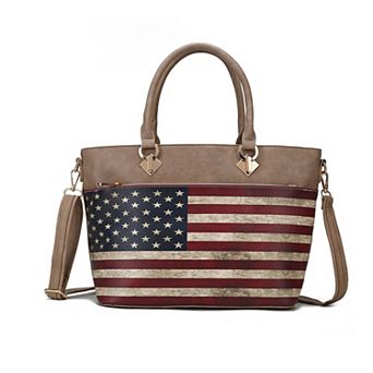 MKF Collection Lilian Women’s Flag Tote Bag By Mia K
