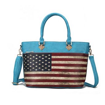 MKF Collection Lilian Women’s Flag Tote Bag By Mia K