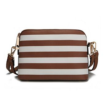 Mkf Collection Kimmy Striped Crossbody Bag By Mia K