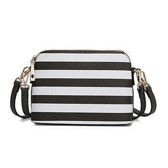 Mkf Collection Kimmy Striped Crossbody Bag By Mia K