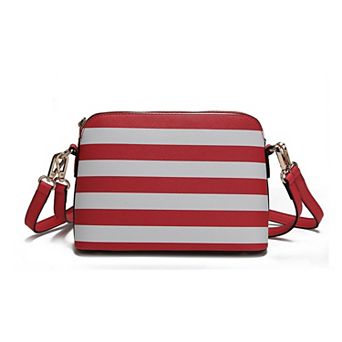 Mkf Collection Kimmy Striped Crossbody Bag By Mia K
