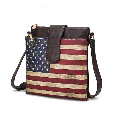 MKF Collection Josephine Women’s Flag Crossbody Bag By Mia K