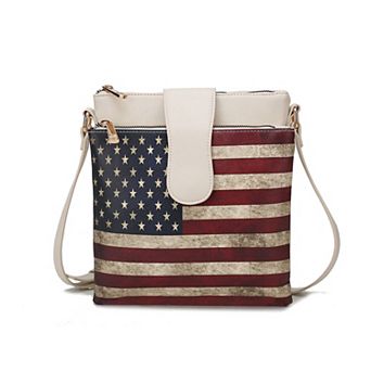 MKF Collection Josephine Women’s Flag Crossbody Bag By Mia K