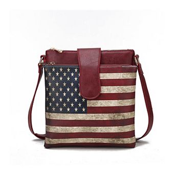 MKF Collection Josephine Women’s Flag Crossbody Bag By Mia K