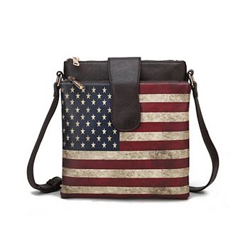 MKF Collection Josephine Women’s Flag Crossbody Bag By Mia K