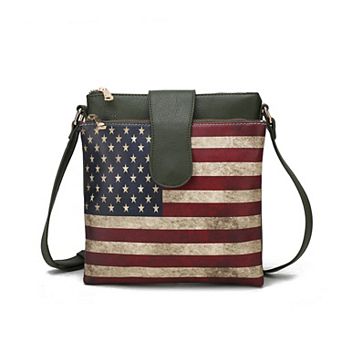MKF Collection Josephine Women’s Flag Crossbody Bag By Mia K
