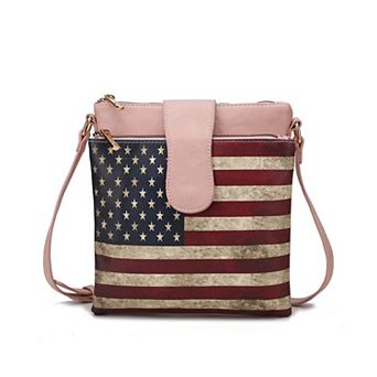 MKF Collection Josephine Women’s Flag Crossbody Bag By Mia K