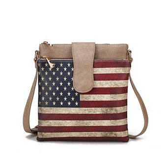 MKF Collection Josephine Women’s Flag Crossbody Bag By Mia K